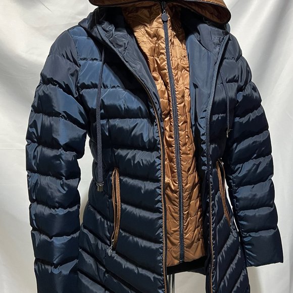 NEW Duck Down Flash Geo Super Warm Winter Coat & Puffer Jacket Plus Size - Picture 10 of 16